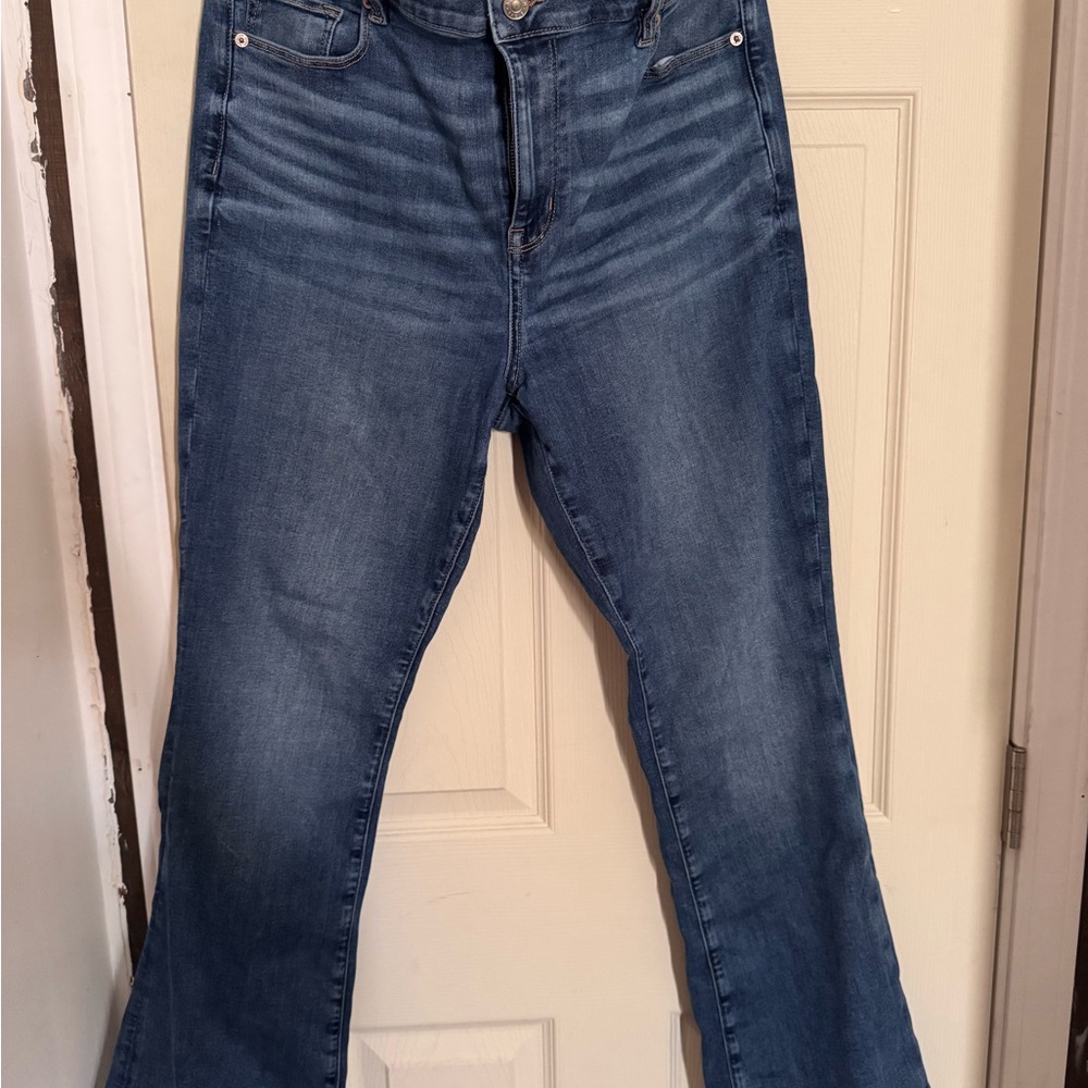 American Eagle Outfitters high rise skinny kick jeans